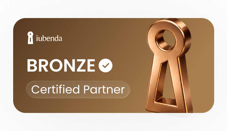 iubenda Certified
Bronze Partner